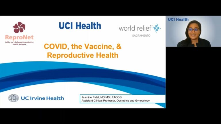 COVID 19, the Vaccine, and Reproductive Health