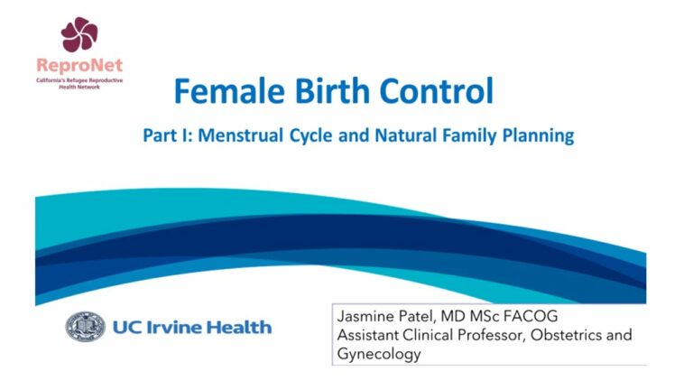 Female Birth Control Part I