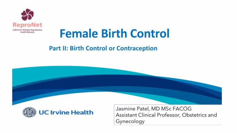 Female Birth Control Part II