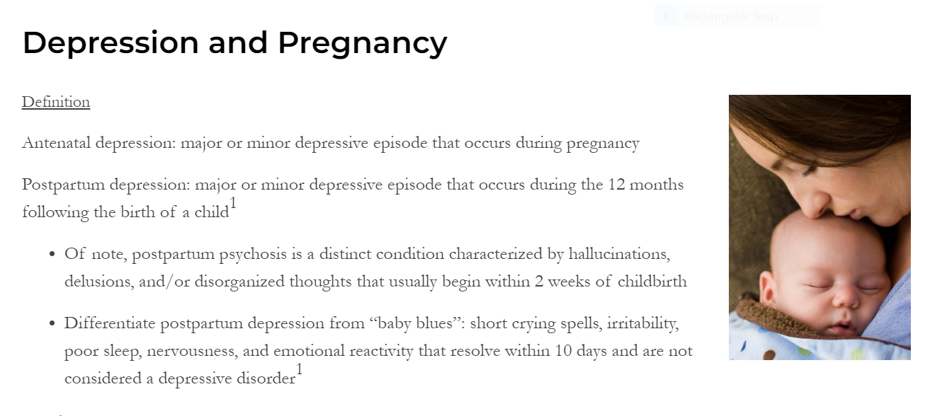 Postpartum Depression Repronet